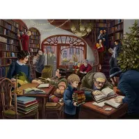 Pappnoptikum nostalgischer Adventskalender mit Bildchen Motiv in der Buchhandlung