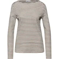 Street One Langarmshirt in Streifen-Optik