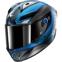 Shark Aeron Mekarium Integralhelm M unisex Carbon blau, M