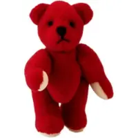 Teddy HERMANN® Teddy Hermann Teddybär mini dunkelrot 5,5 cm
