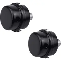 Meoiruery Set mit 2x Luftkompressorfilter, 16 mm, Metall, Schwarz