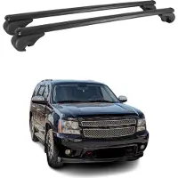 Omac Dachträger für Chevrolet Tahoe 2000-2006 Gepäckträger Grundträger Alu Schwarz 2x