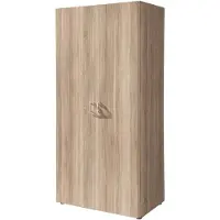 Möbelando Kleiderschrank Mehrzweckschrank Standrschrank Schrank Schlafzimmer "Hamina I" Sonoma-Eiche