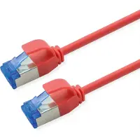 Roline Patchkabel Cat.6A (Class EA) S/FTP (PiMF), LSOH, PoE, rot, 10 m