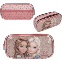 Depesche 14012 TOPModel Dots - Schlampertasche in Rosa, mit Model-Motiv