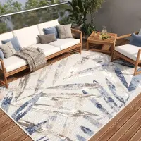 Tapiso Teppich PATIO Outdoor – Balkon und Terrassen Teppich, wetterfest & pflegeleicht 200 x 300 cm