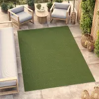 Tapiso Outdoor Teppich MONO Modern Grün Indoor/Outdoor 160 x 220 cm