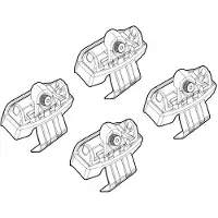 Nordrive Dachträgerfuß N21219 Fahrzeugdach für AUDI A5 Sportback (F5A)