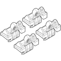 Nordrive Dachträgerfuß N21054 Fahrzeugdach für VW Fox Schrägheck (5Z1, 5Z3, 5Z4)