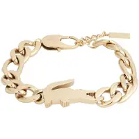 Lacoste - WomenÂ's gold-plated bracelet Crocodile 2040374