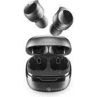 MusicSound Music Sound Flow - Bluetooth V5.3 TWS kabellose Kopfhörer mit Ladetasche (schwarz)