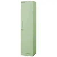 DELUKE JAN NOWAK Aktenschrank Abschließbar ALEX mit Flügeltüren 185 x 45 x 40 cm PastellGrünfarbig