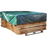 Kerbl PolyGuard grün Abdeckplane Metallösen 210g/m² Gewebeplane Regenschutz