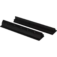 Alcapower Set 2x 680mm Seitenhalterungen für Solarmodule, vielseitige Befestigungssysteme, Farbe Schwarz, robuste und langlebige Struktur