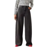 Levi's für Damen. A8701-0003 Jeans XL Straight schwarz (23/29), Lässig, Baumwolle, Denim