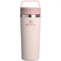 Stanley The Café-To-Go Travel Mug 16oz, Rose Quartz 10-21324-0007 Thermobecher mit Dreh- und Trinkdeckel, 470 ml