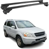 Omac Dachträger für Honda Pilot 2002-2015 Gepäckträger Grundträger Alu Schwarz 2x