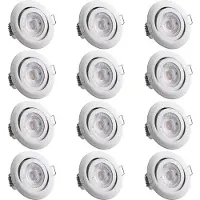 Monzana LED Einbauleuchte Krog 12er-Set Weiß