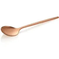 WAS Germany - Suppenlöffel Set ALEX BRONZE, mit bronze, matter PVD Beschichtung, 18 cm, Set á 12 Stück, Chromnickelstahl 18/10