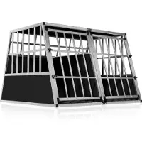 Cadoca Hundetransportbox XXL 97x90x70cm Alu