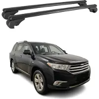Omac Dachträger für Toyota Highlander 2007-2013 Gepäckträger Grundträger Alu Schwarz