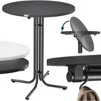 Casaria Stehtisch 80x110cm Anthrazit