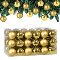 Casaria Weihnachtskugeln 54tlg. - gold