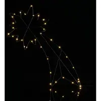 Casaria LED Weihnachtsstern Beleuchtet Innen & Außen Batterie Hängend Timer Sternschnuppe Weihnachten Fensterdeko Deko Weihnachtsbeleuchtung Dekostern
