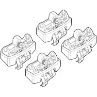 Nordrive Dachträgerfuß N21151 Fahrzeugdach passend für PEUGEOT 206 Schrägheck (2A/C)