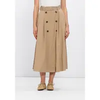 Y.A.S. Damen Röcke Yastimala Hw Long Trench Skirt - Camel - Größe 36