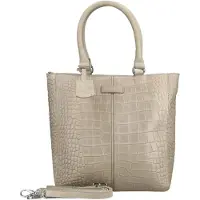 Burkely Zeitlos elegante Leder Handtasche mit markanter Strukturprägung, stabilen Tragehenkeln und Schulterriemen