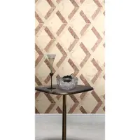 Versace Vliestapete "6 Tarsia –" 3D-Optik Barock Motiv geprägt Modernes Rautendesign in Marmoroptik mit strukturierter Oberfläche
