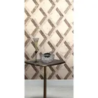 Versace Vliestapete "6 Tarsia –" 3D-Optik Barock Motiv geprägt Modernes Rautendesign in Marmoroptik mit strukturierter Oberfläche