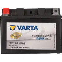 Varta Motorradbatterie 11 Ah / 210 A - Wartungsfrei und Langlebig für Powersport