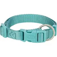 Trixie Halsband Hond Premium Aqua Blauw - 25-40X1 Cm