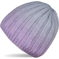 StyleBREAKER Strickmütze "Strickmütze Farbverlauf mit Thermo-Fleece" 1 Stk.