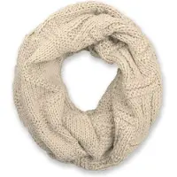 StyleBREAKER Strickschal "Strick Loop mit Gitter und Rippenmuster" 1 Stk.