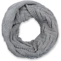 StyleBREAKER Strickschal "Strick Loop mit Gitter und Rippenmuster" 1 Stk.