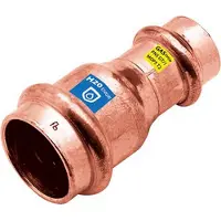 FRABO 22x15mm Reduziermuffe I/I Kombifitting DVGW
