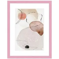 WANDStyle Bilderrahmen H300 aus Massivholz in Rosa 15 x 21 cm im Stil Modern
