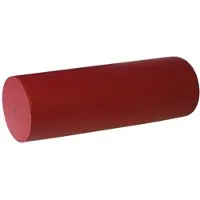 Dr. Paul Koch GmbH Nacken- und Knierolle 65 x 15 cm mit PVC-Bezug verschweißt, bordeaux-rot