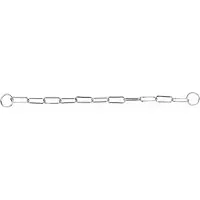 Trixie 2149, Hund, Kettenhalsband, Chrom, Metall, Monochromatisch, Gross