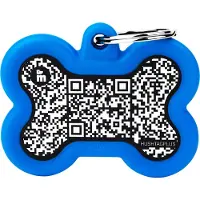 My Family Hushtag Qr Haustiermarke In Knochenform