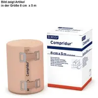 Bsn Medical Compridur, dauerelastische Kurzzugbinde, 50 % Längsdehnung 5m gedehnt, 8 cm, 1 Binde
