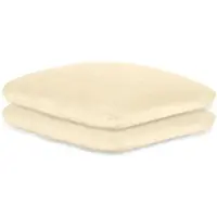 Megro GmbH & Co. KG Kissenbezug aus Frottee natur 40 x 40 cm mit Reißverschluss 2 Stück