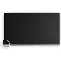 Klarstein Verosteel Induktionskochfeld - 90cm, 5 Zonen, 12200W Boost, Touch-Slider, Timer, Kindersicherung, Restwärmeanzeige, Glas, Kochfeld Induktion