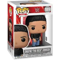 Funko POP! Pop! WWE Dwayne "The Rock" Johnson mit Gürteltasche - 9 cm große Vinyl-Sammelfigur