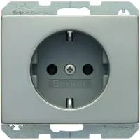 Hager 47157004, Typ F, Edelstahl, Kunststoff, Thermoplast, 250 V, 16 A, 50 - 60