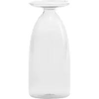 Zafferano Un Fiore Einmachglas, 22 cl Fassung, aus transparentem mundgeblasenem Borosilikatglas, elegantes Design, weite Öffnung und edle Verzierung.