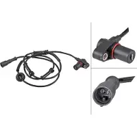 A.B.S. Sensor Raddrehzahl passiv 1.290 mm Kabel . für u.a. SSANGYONG KORANDO
